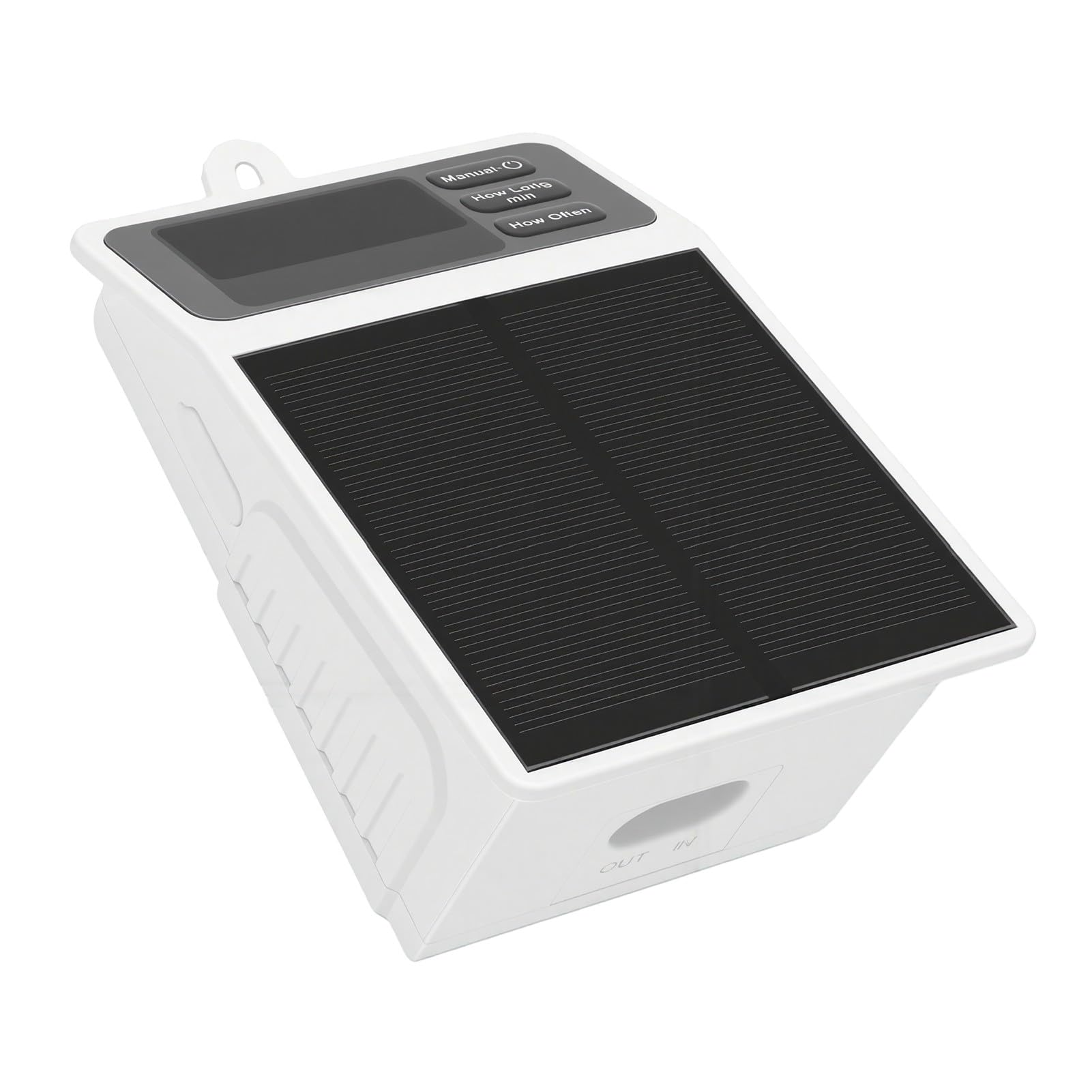 Bewinner de Riego por Goteo Automático Solar, Kit de Riego Automático Impermeable IPX5 de 630 Ml/min para Jardín con Batería de 2200 MAh, Carga Dual, Temporizador Ajustable - Cuidado Eficiente de
