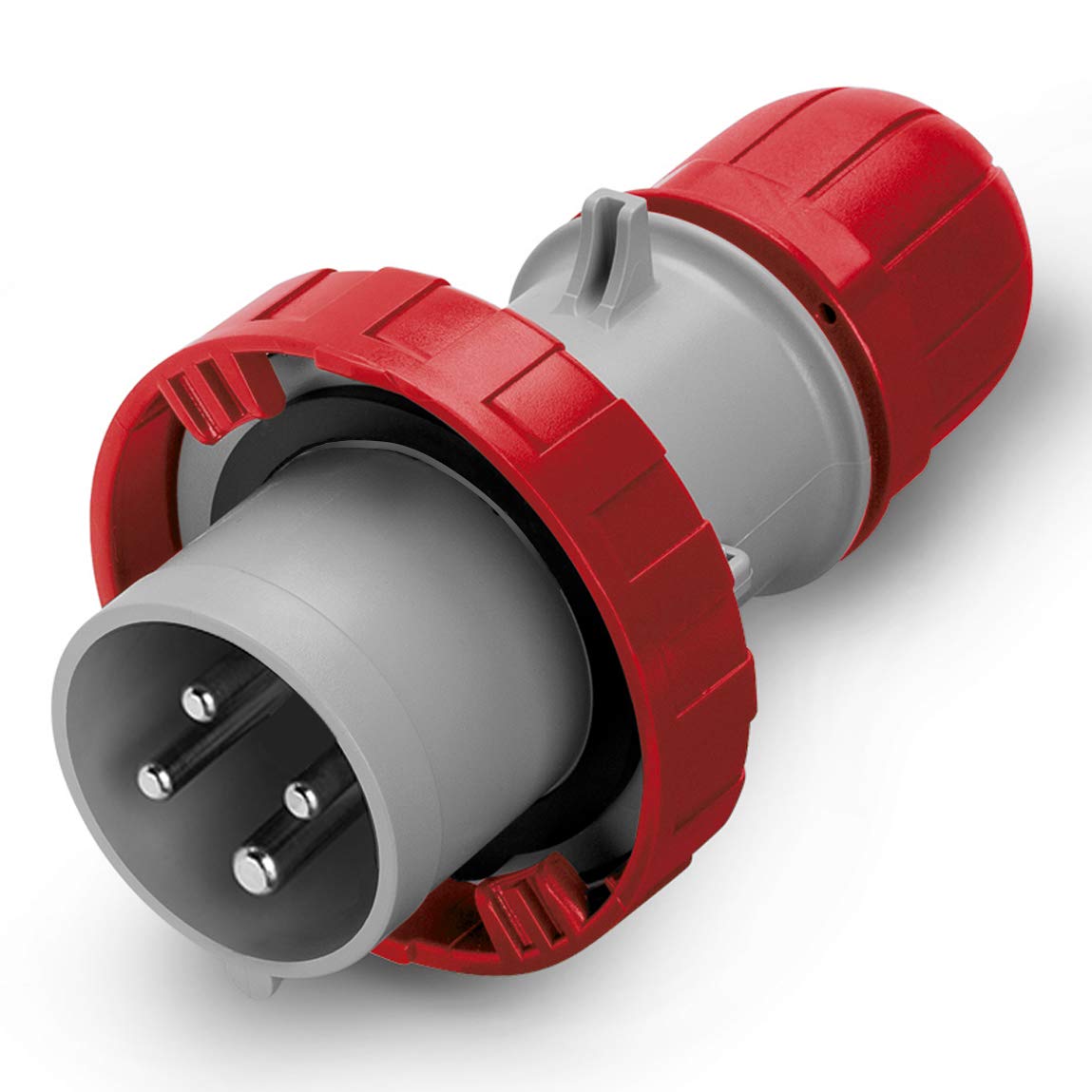 Poly Pool PP0637.67X Mobile Plug IEC309 16A 3P+T 380÷415V, IP66/67, Grau-weiß