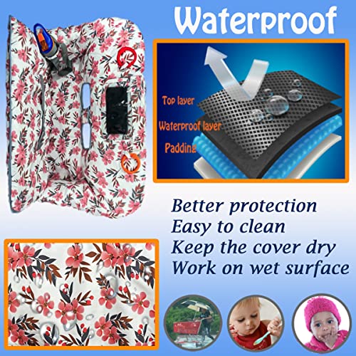 Shopping Cart Cover For Baby Grocery Cart Cover For Baby Boy And Baby Girl, High Chair Cover For Baby And Toddler, Baby Registry Gift - Waterproof - Extra Large - Cotton - Double Sided (Pink) #TOP4