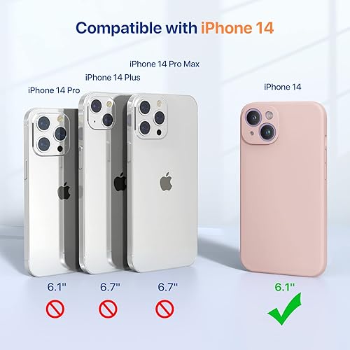 Miniatura 1360 de Miracase - Funda diseñada para iPhone 11 con protector de pantalla, funda de goma de silicona líquida, protección total contra caídas y a prueba