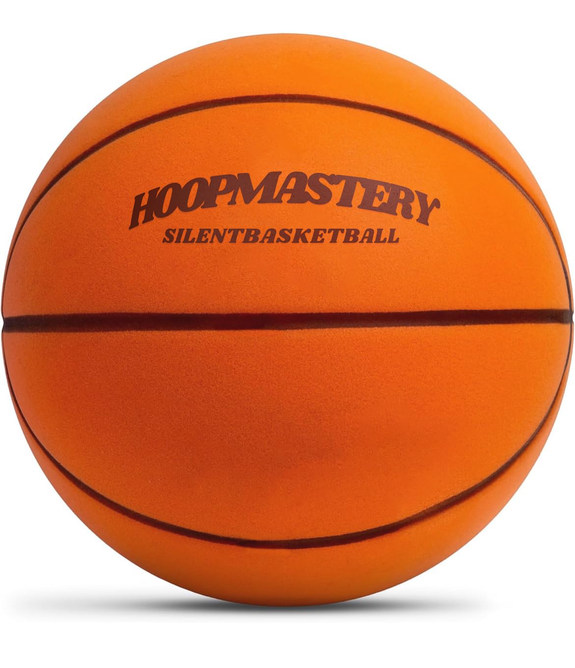 Silent Basketball Dribbling Indoor Training Ball - Realistic Size 7 Quiet Basketball with Higher Bounce - Lightweight Soundless Dribble Basketballs - Durable Grooved Foam No Sound Hoop Basket Balls