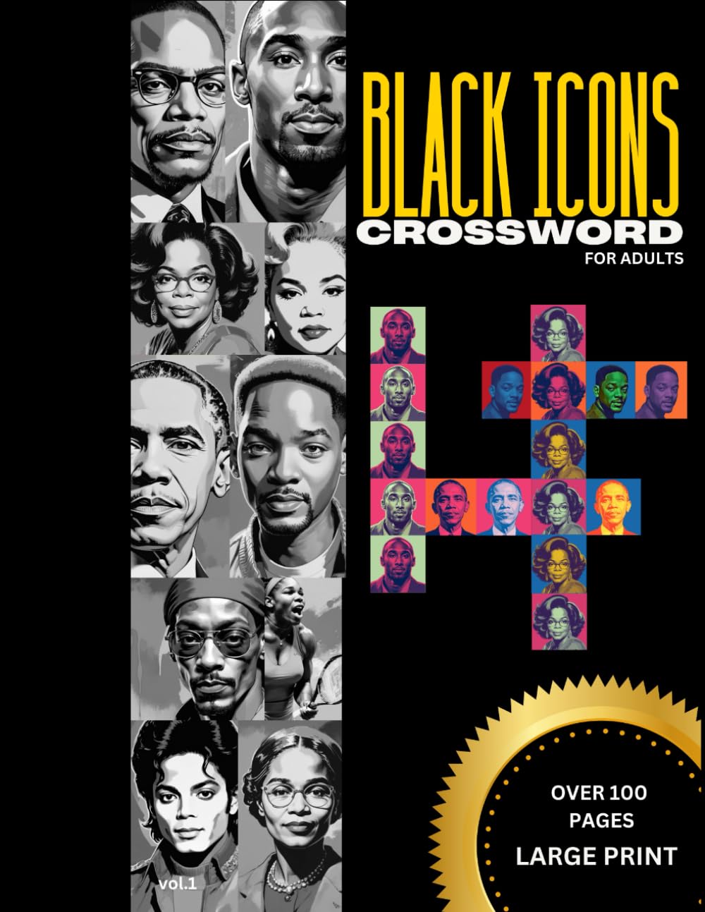 Black Icons Crossword Puzzles