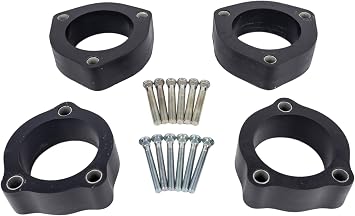 40mm Front and Rear Strut Spacer Lift Kit for Toyota Avalon 2004-2015, Camry 2001-2017, Camry Hybrid 2006-2018, Solara 2002-2008 Polyurethane, Pair