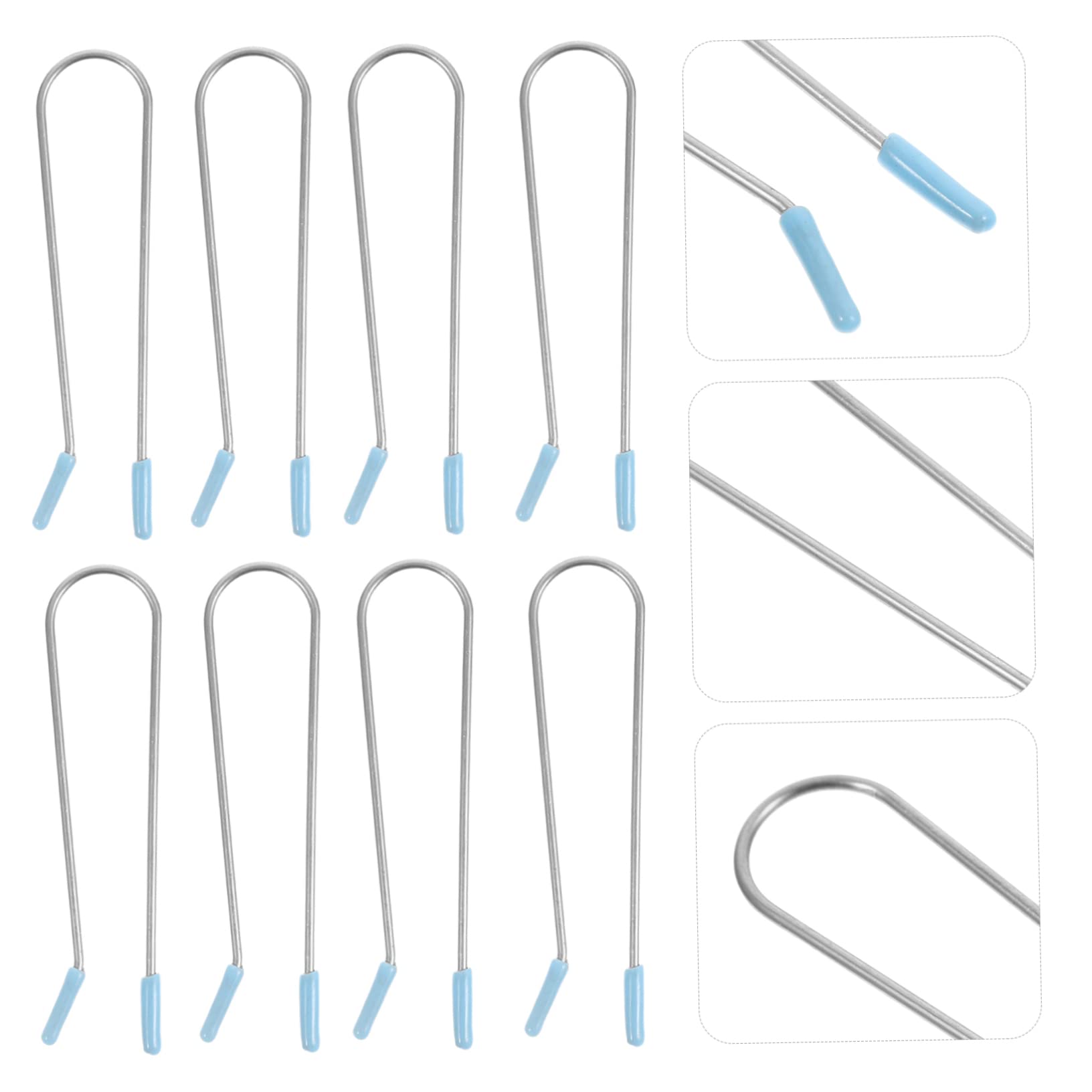 Housoutil 80 Piezas Titular de rizo rulos de volumen para el cabello plantillas de pelo rizador de pelo rodillos pasadores de rulos para cabello corto kit de permanente para hombres Metal