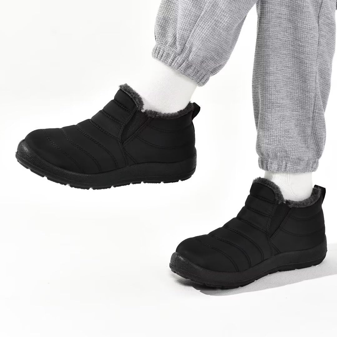 Cheval Winter Snow Boots for Women, Fur Lined Warm Ankle Booties, Outdoor Anti-slip Waterproof Comfortable Short Boot, Botas De Invierno Para Mujert - Image 2