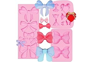 Bow Silicone Fondant Molds, 3 Packs Chocolate Bows Molds