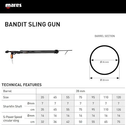 Miniatura 4 de Mares Bandit Sling Band Speargun