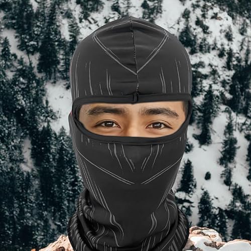 Miniatura 9 de Anime Ski Mask with Design - Balaclava Summer Skii and Winter Masks for Men Women, Face Cover Windproof UV Protection