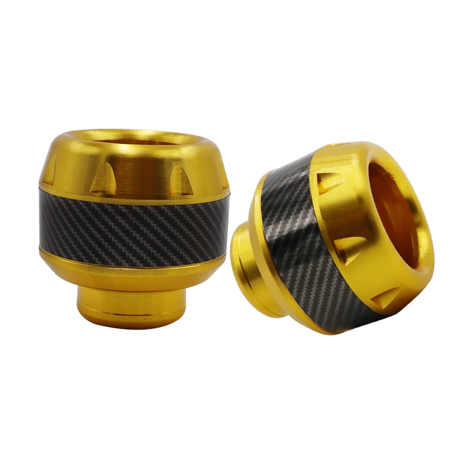 Maxtonser 2x Aluminum Alloy Motorcycle Falling Protector Explosion-proof Front Fork Cups Sliders Crash Safty Accessories
