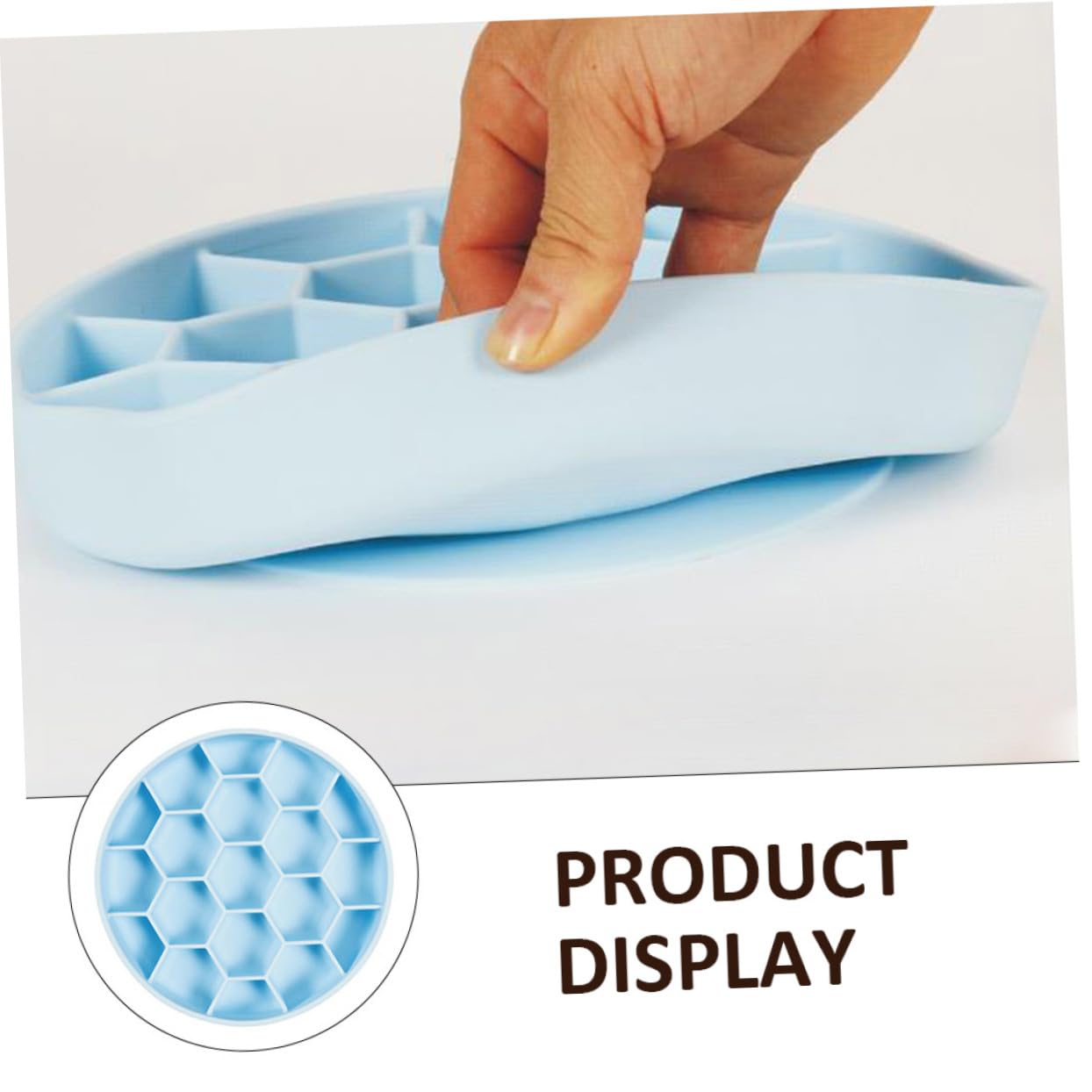 SUPVOX Comedero Lento Adecuado para Alimentación Lenta y Segura para Perros Diseño Único de Silicona y Esquinas Redondeadas Anti-Asfixia y Fácil de Limpiar