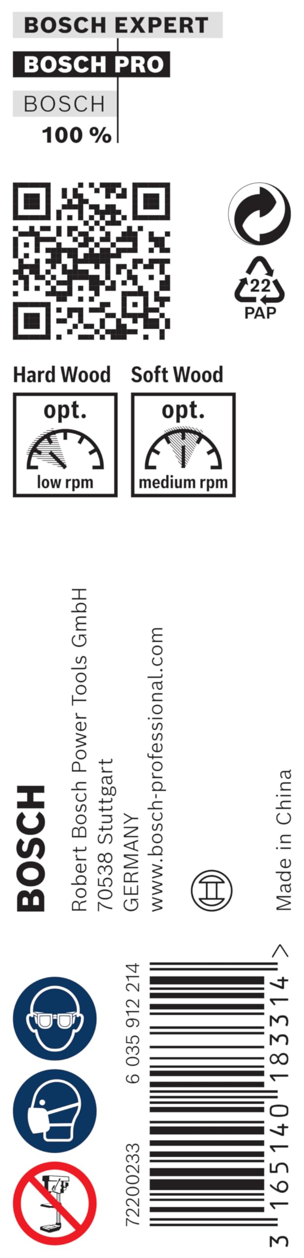 Bosch 2 608 597 622 - Broca salomónica para madera, hexagonal (6 x 160 x 235 mm) - 5