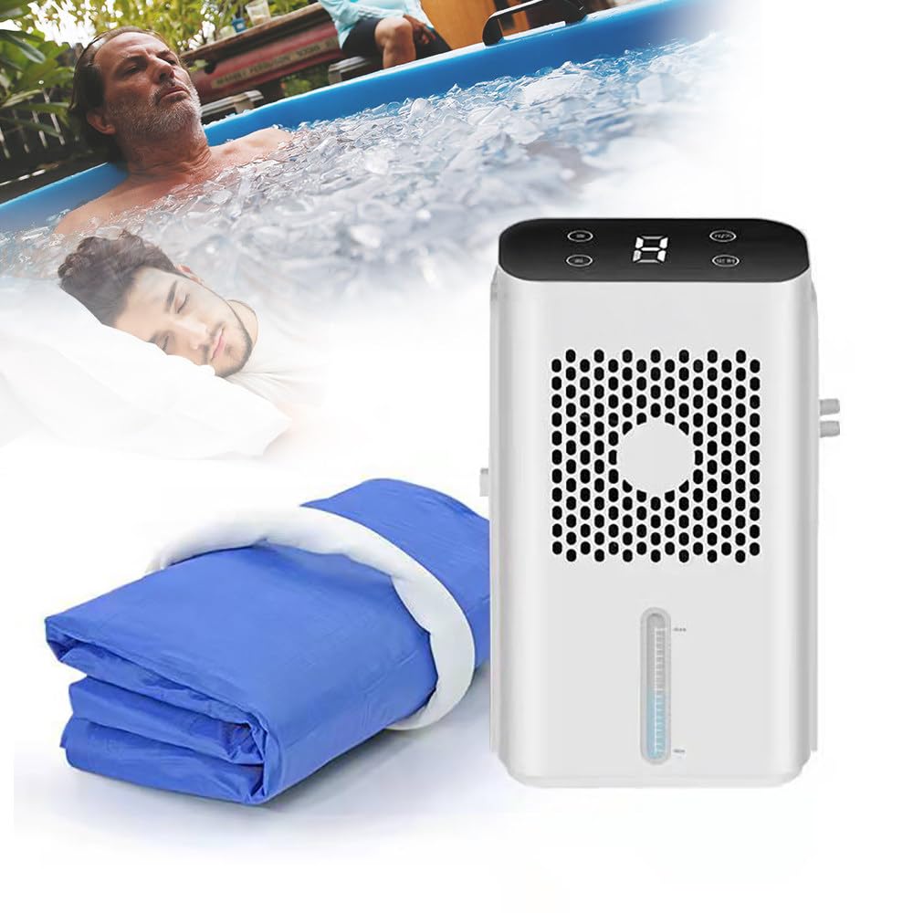 Water Cooled Mattress Pad, 12V 8W Cooling Pad Bed System for Hot Sleepers and Night Sweats,1.6×0.7m