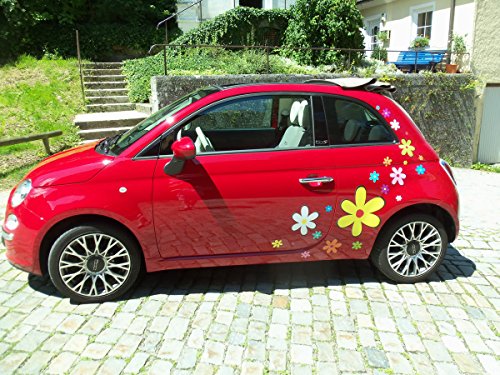 Aufgeklebt.de Adesivi Fiore Hippie, di Adesivi