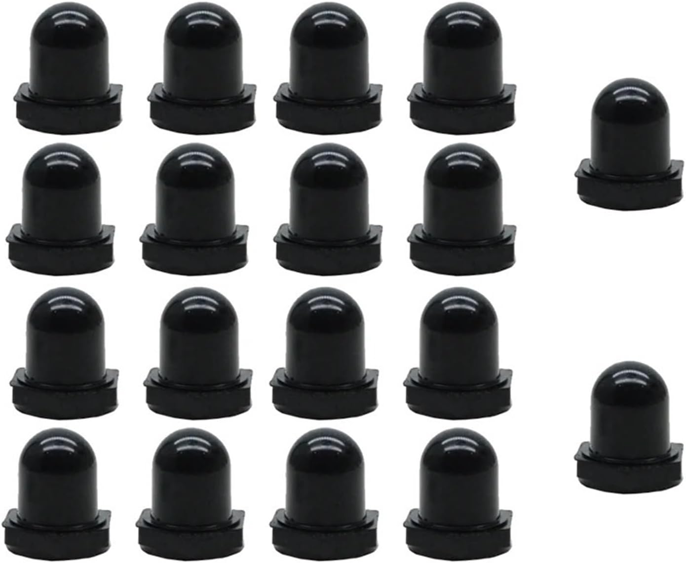10pcs Waterproof Dustproof Cover Thermal Switch Overload Protector Circuit Breaker Button Switch