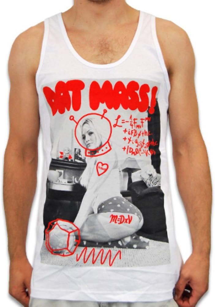 Men's DAT Mass Mens Tank Medium White