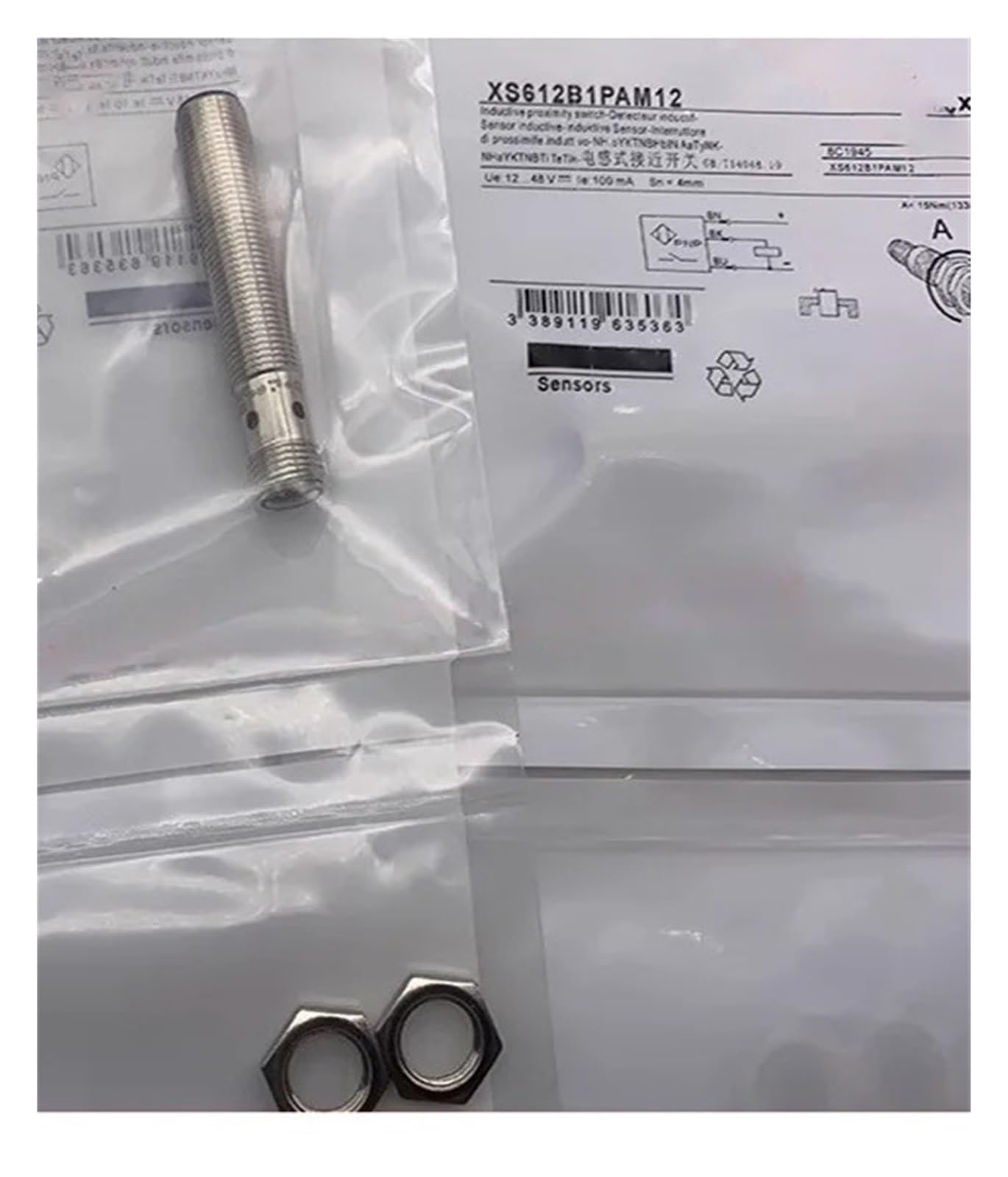 BACYDLPL Proximity Switch Sensor XS612B1PBM12 XS612B1PAM12 1PC(XS612B1PBM12)