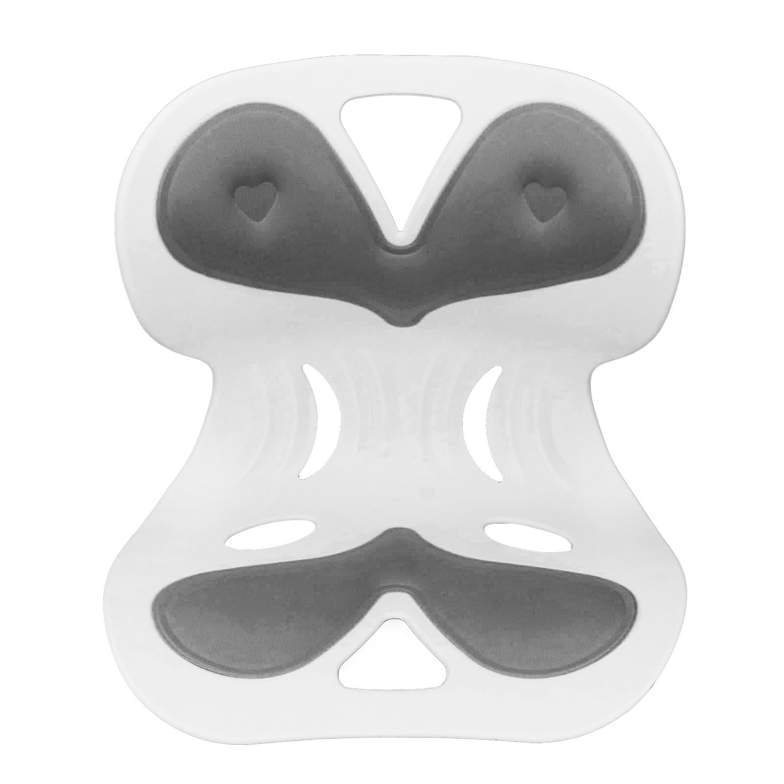 Cojín de Postura de Soporte de Cintura, Soporte Lumbar para Silla Correctora de Postura para Automóvil (Grey)