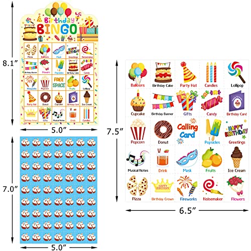 Juego de Bingo de Cumpleaños para 24 jugadores miniatura 3