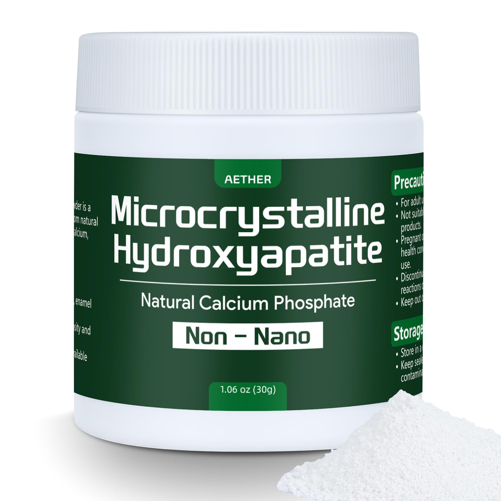 Microcrystalline Hydroxyapatite Powder - DIY Calcium Source -1
