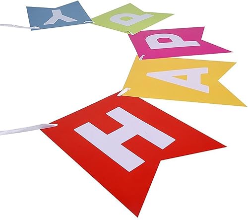 Miniatura 5 de Fecedy Banderines coloridos de feliz cumpleaños