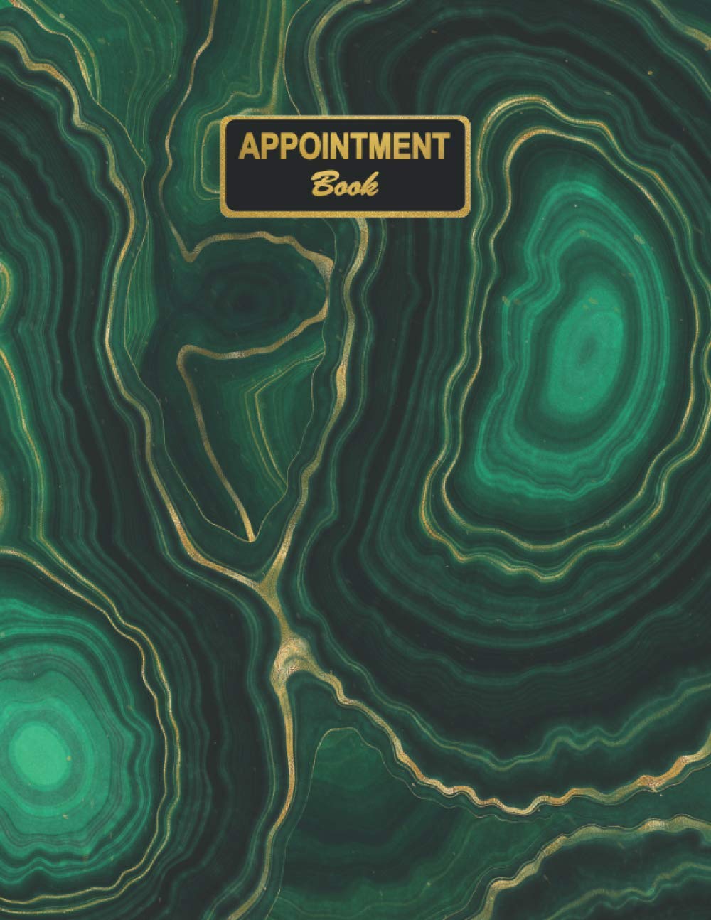 Appointment Book: 8 Column Week to View - Weekly and Hourly Appointment Planner for Salons, Spas, Hair Stylists, Barbershop, Nail Technicians, Beauty ... with 15 Minute Increment - Undated - Green