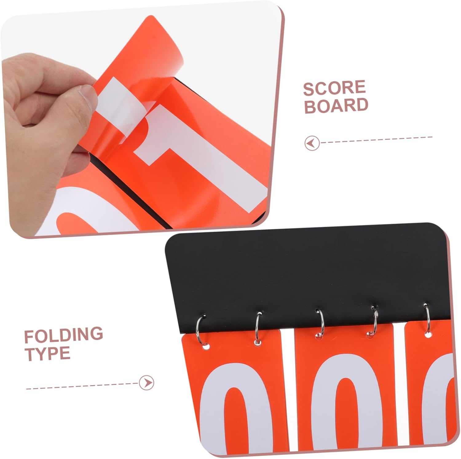 Multi-Functional Scoreboard Reusable Scorekeeper for Competition Games and Soccer Accessories