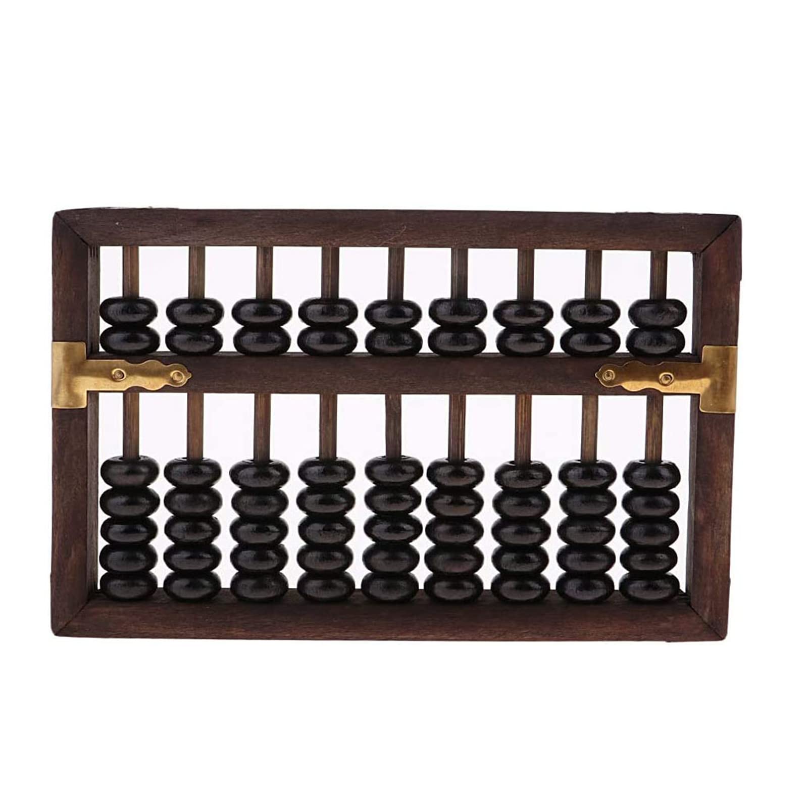 predolo Boulier Chinois Vintage en Bois avec Boîte, Calculatrice Ancienne Classique, Cadeau pour Enfants et Adultes