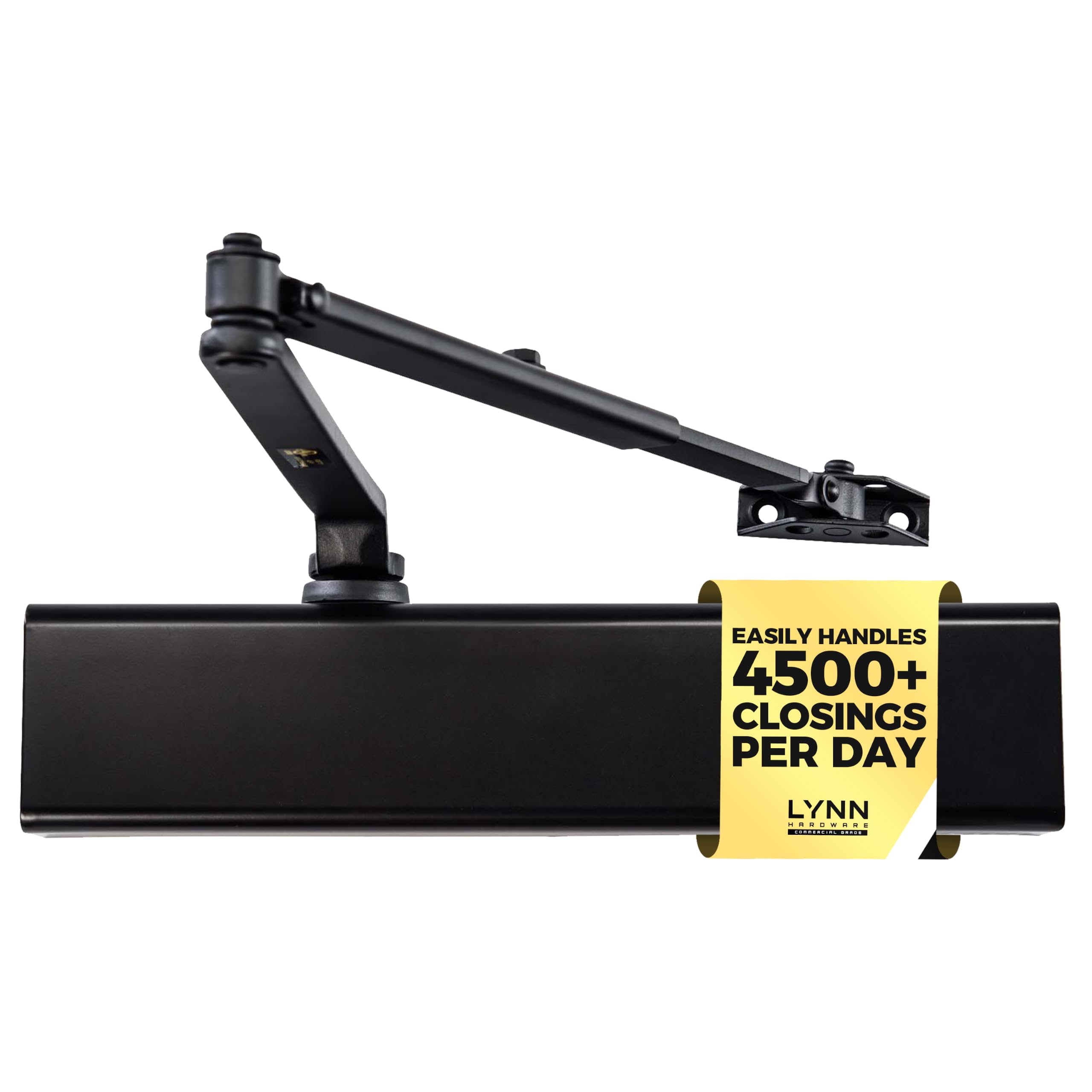 LYNN HARDWARE Heavy Duty Commercial Automatic Door Closer w/- Closing Delay