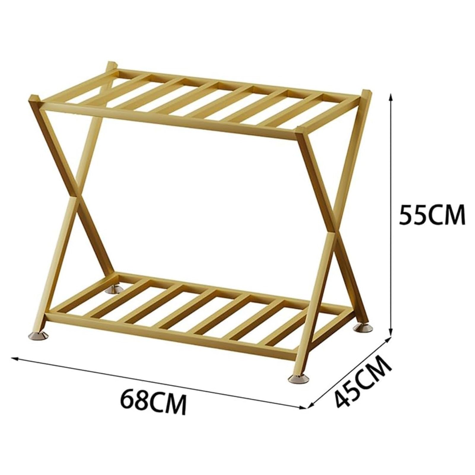 Portaequipajes plegable con estante de cincha resistente para hotel, habitación de invitados y almacenamiento de bolsas de viaje