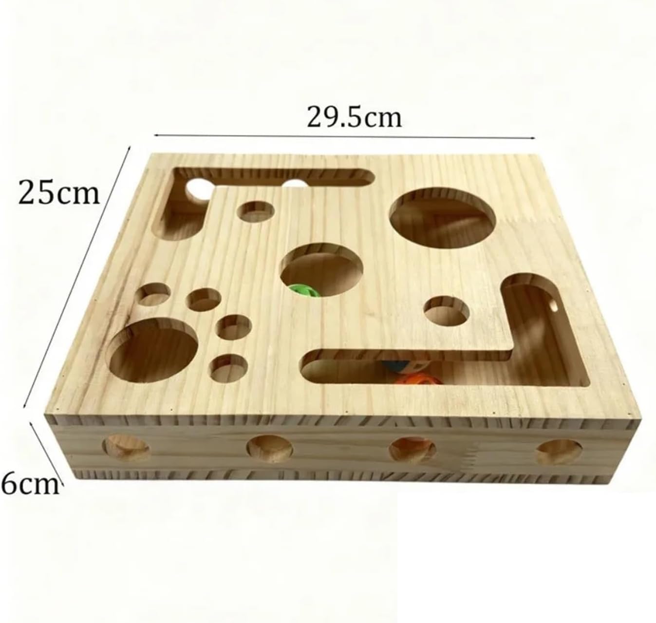 Cat Nail File Box Interactive Claw Grinder with Bell Ball Felt Cat Scratch Puzzle for Kitten Indoor(Ordinary Style)
