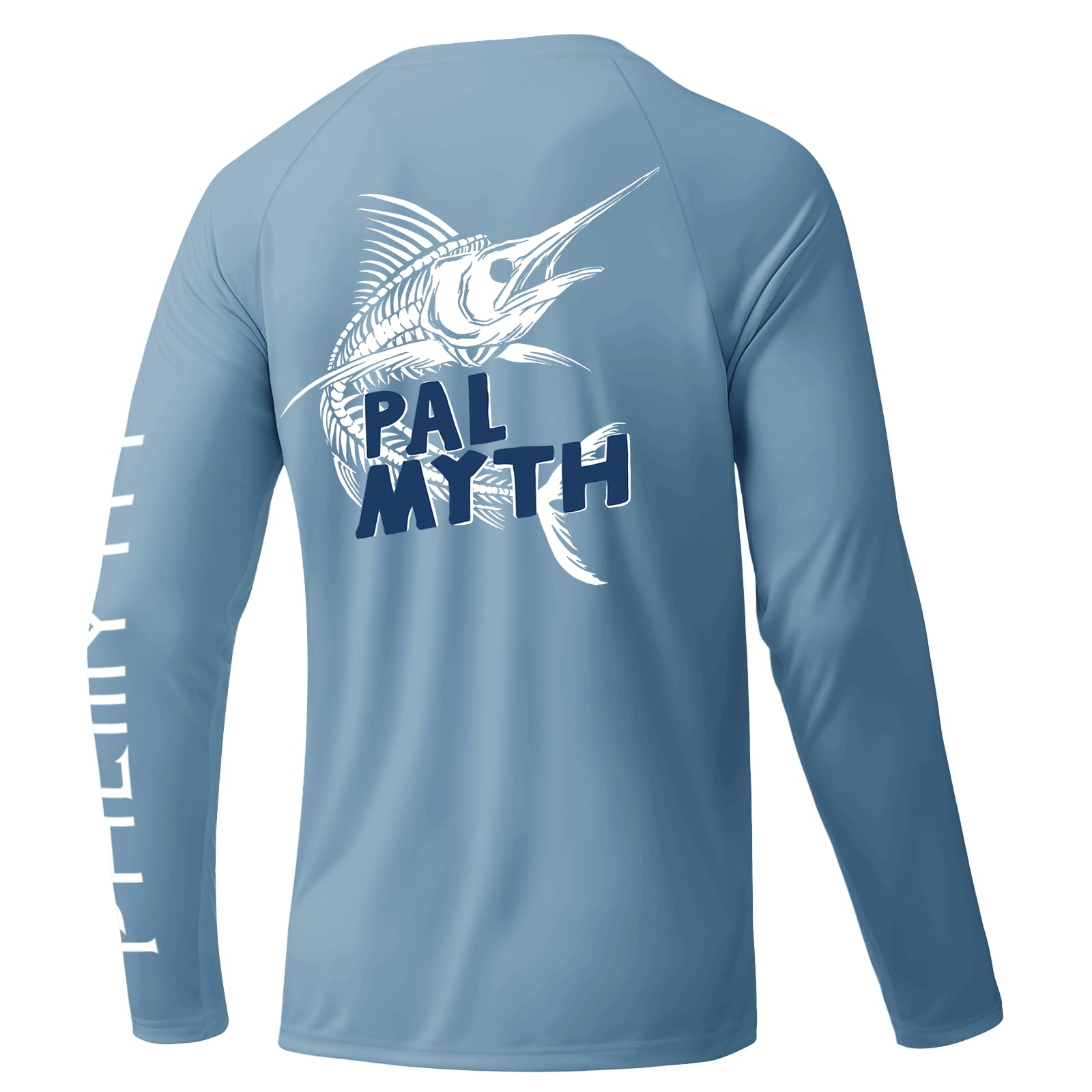Palmyth Fishing Shirts for Men Long Sleeve Sun Protection Shirts UV UPF 50+ T-Shirt Quick Dry