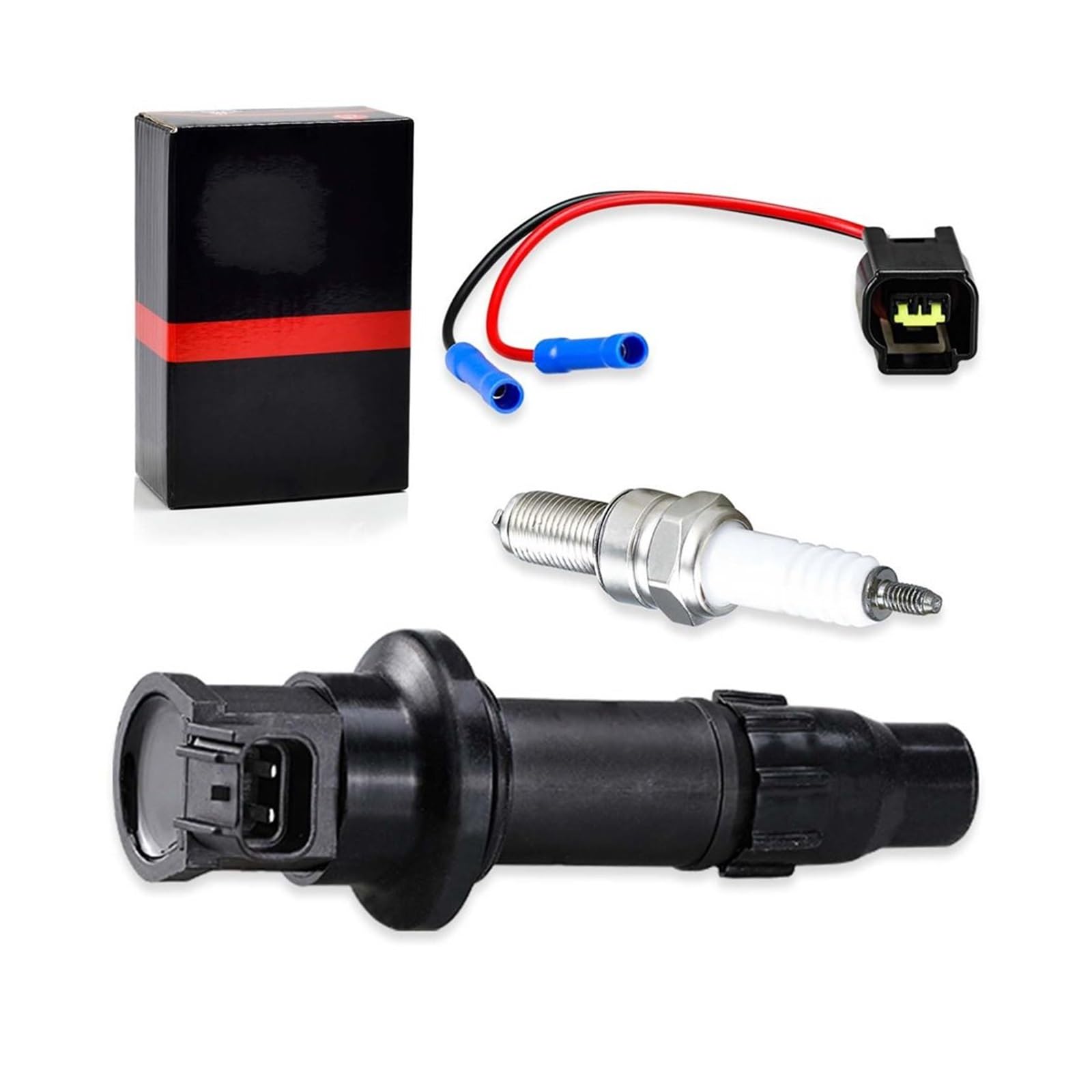 bobina de encendido scooter Para YZ450F 2003-2009 WR450F 2003-2011 YFZ450 2004-2013 Bobina De Encendido Y Enchufe Con Bujía