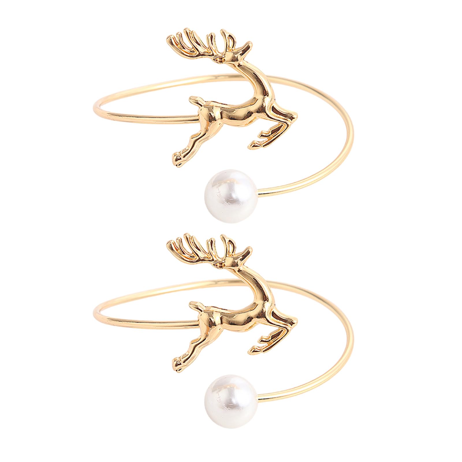 Elnwnnkc Gold 2Pcs Curtain Tiebacks Metal Deer Elegant Holdbacks For Drapes, Home Decoration Curtain Ties For Drapes Ties Drapery