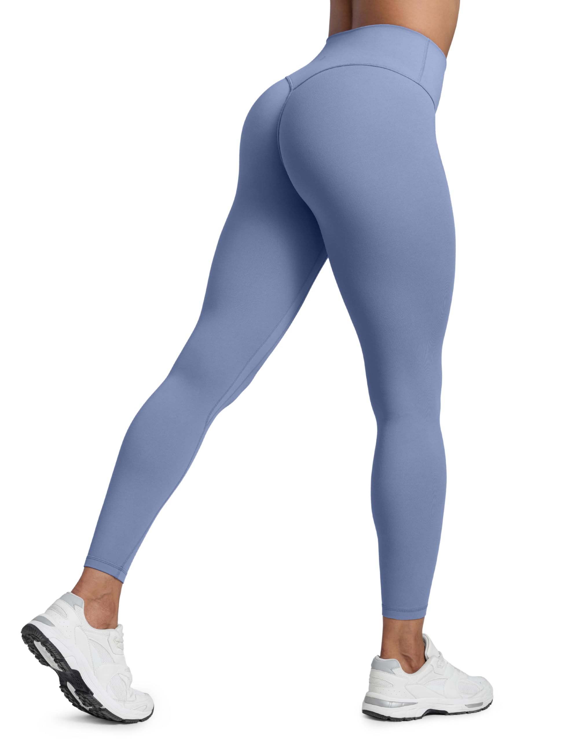 CRZ YOGA Secretsculpt Butterlift Workout Leggings 25 - No Front Seam High Waisted Womens Yoga Pants Booty Scrunch