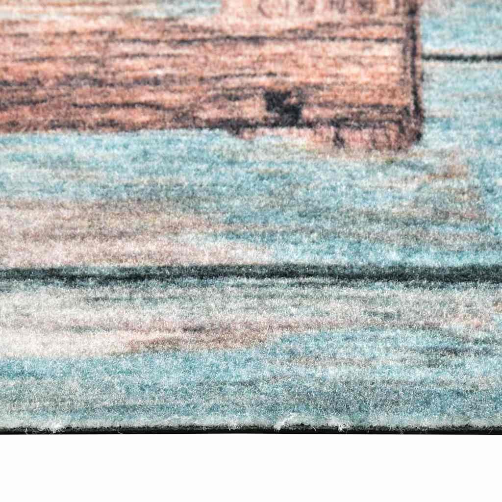Alfombra de cocina lavable antideslizante Love 45 x 150 cm