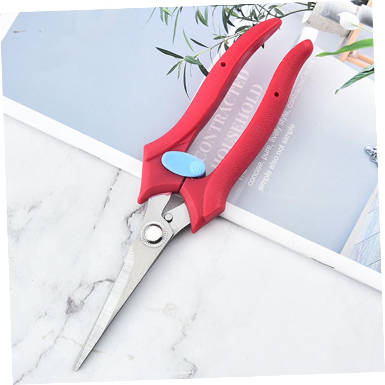 3 Pièces Sécateur de Jardin Professionnel Inoxydable Outil pour Fruits pour Élaguer Branches Buds Prise Main Confortable Durable