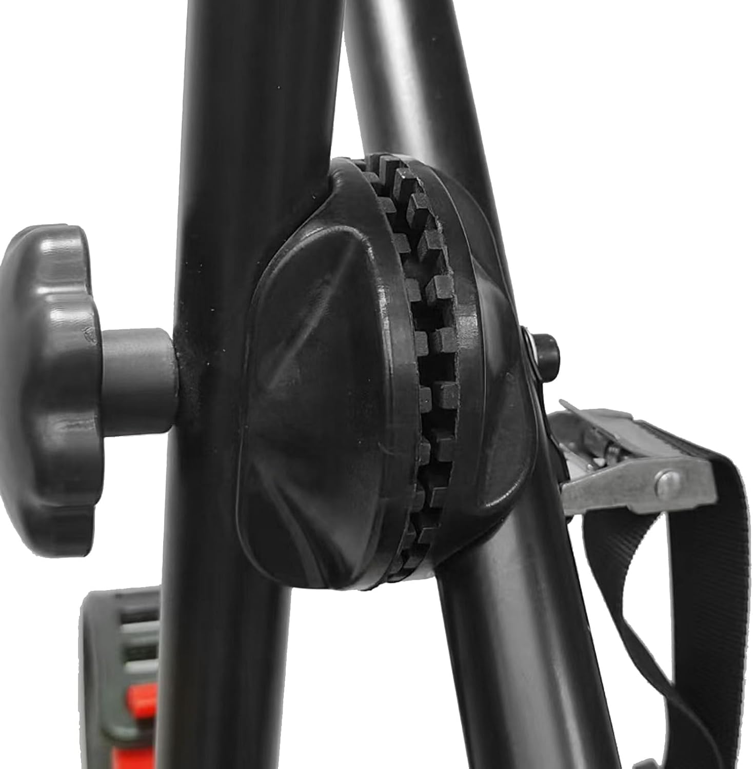 Zopsc Car Bike Rack Iron Tightening Buckles Vehicle Rear Bike Mount Rack, Polyester Webbing, Secure Hold for Outdoor Enthusiasts