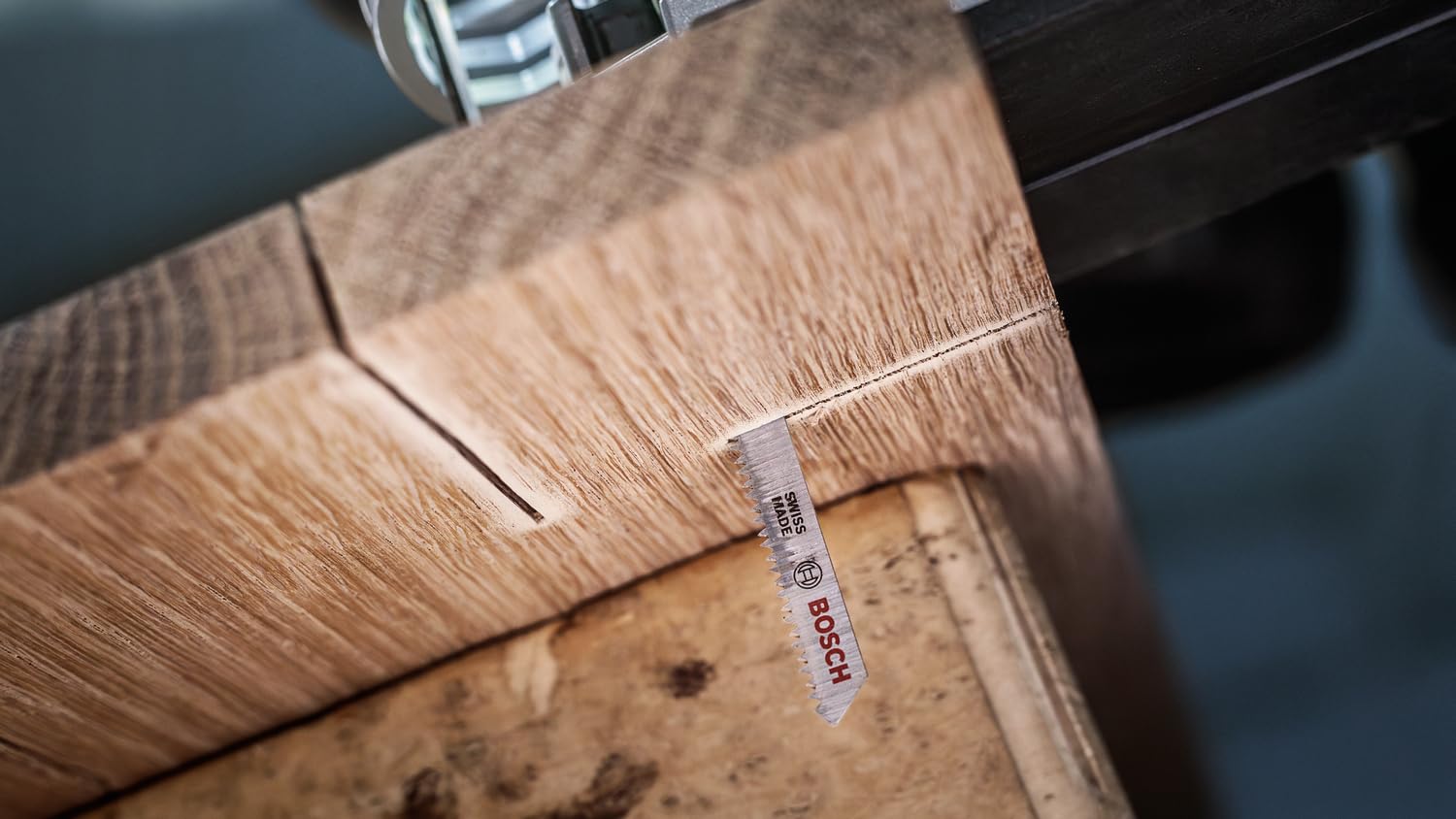 Bosch Professional 5 x dekupaj testere bıçağı T 101 AIF Clean sert ahşap için (sert ahşap, düz kesim, dekupaj testeresi aksesuarı)