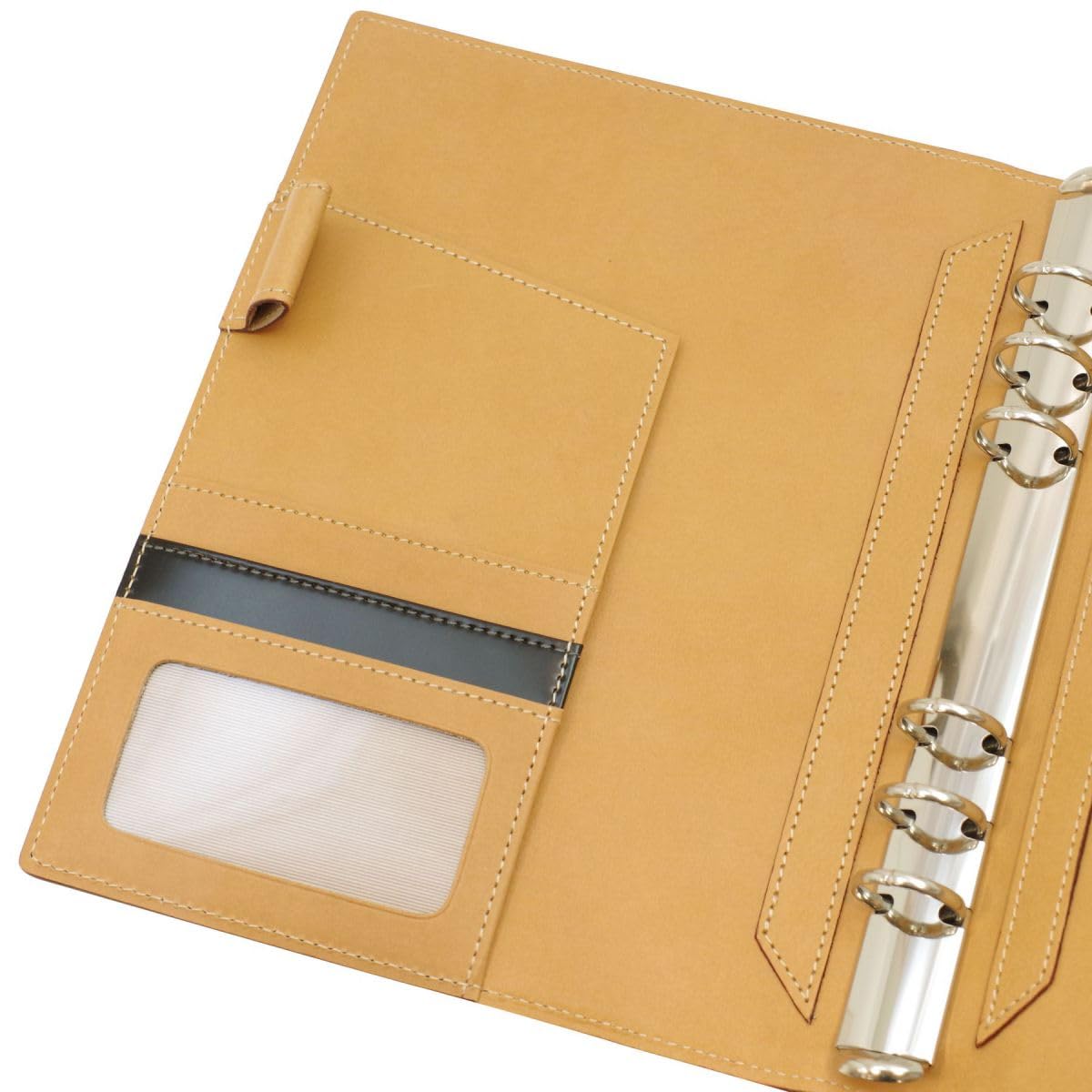 コードバンシステム手帳　A5　リング径30mm（フルレザー） コードバン・システム手帳バインダー（バイブル） | 10年使い