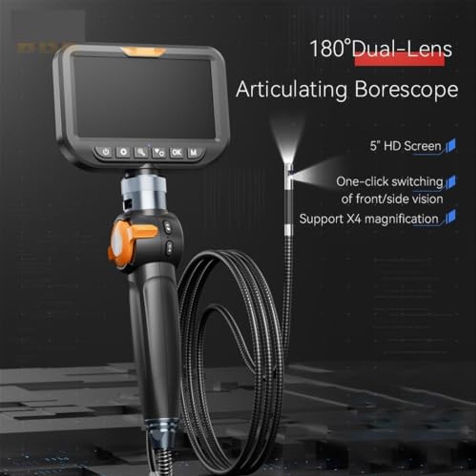 Industrial Endoscope Handheld Inspection Camera endoscopio 3m