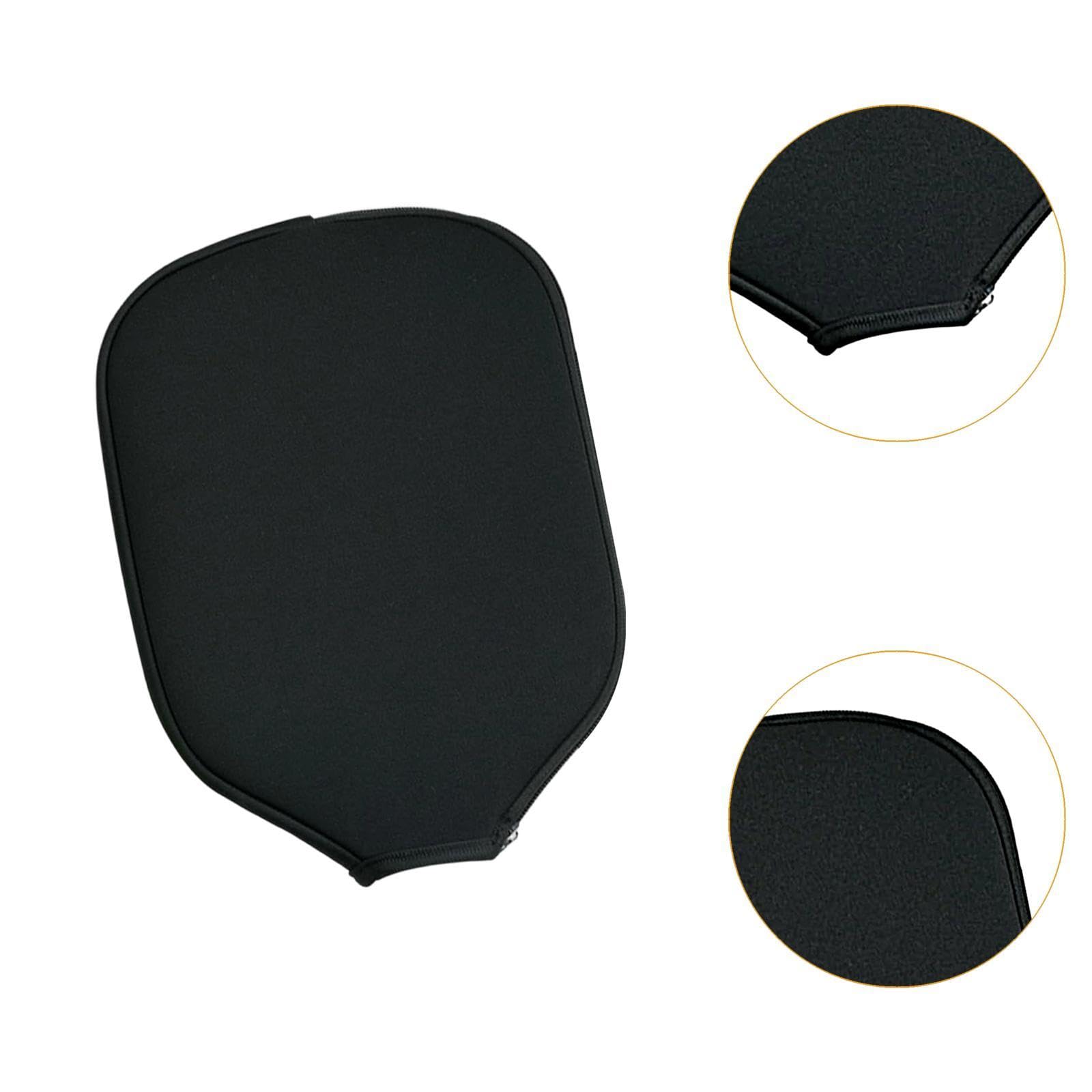 2 Pezzi Copertura Racchetta Pickleball Protettivo Neoprene Borsa Impermeabile Antipolvere con Cerniera Facile Da Riporre Adatta per Allenamento