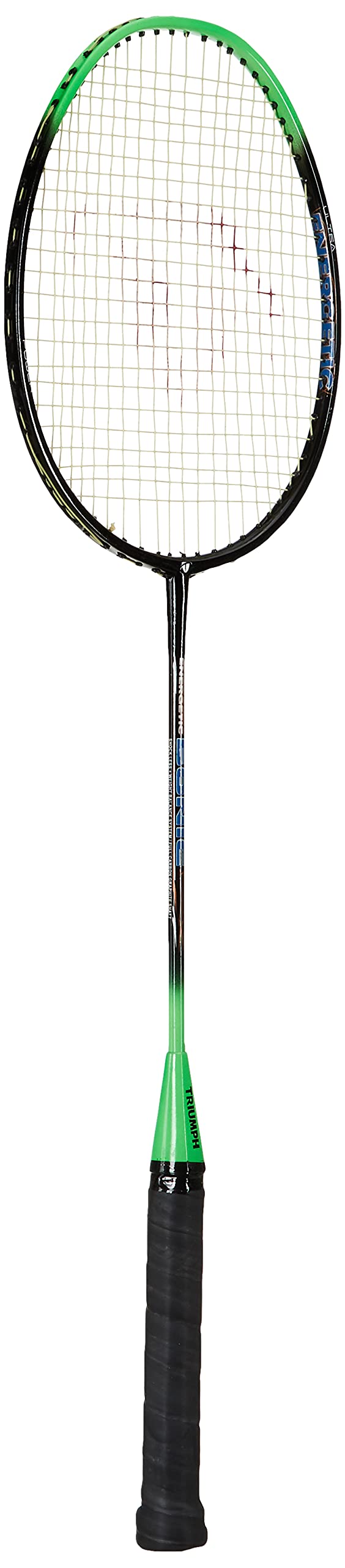 Triumph Sonic Graphite Composite Light Weight Strung Badminton Racket with Cosmic-3R Single Compartment Badminton Bag Red/Grey-image-35