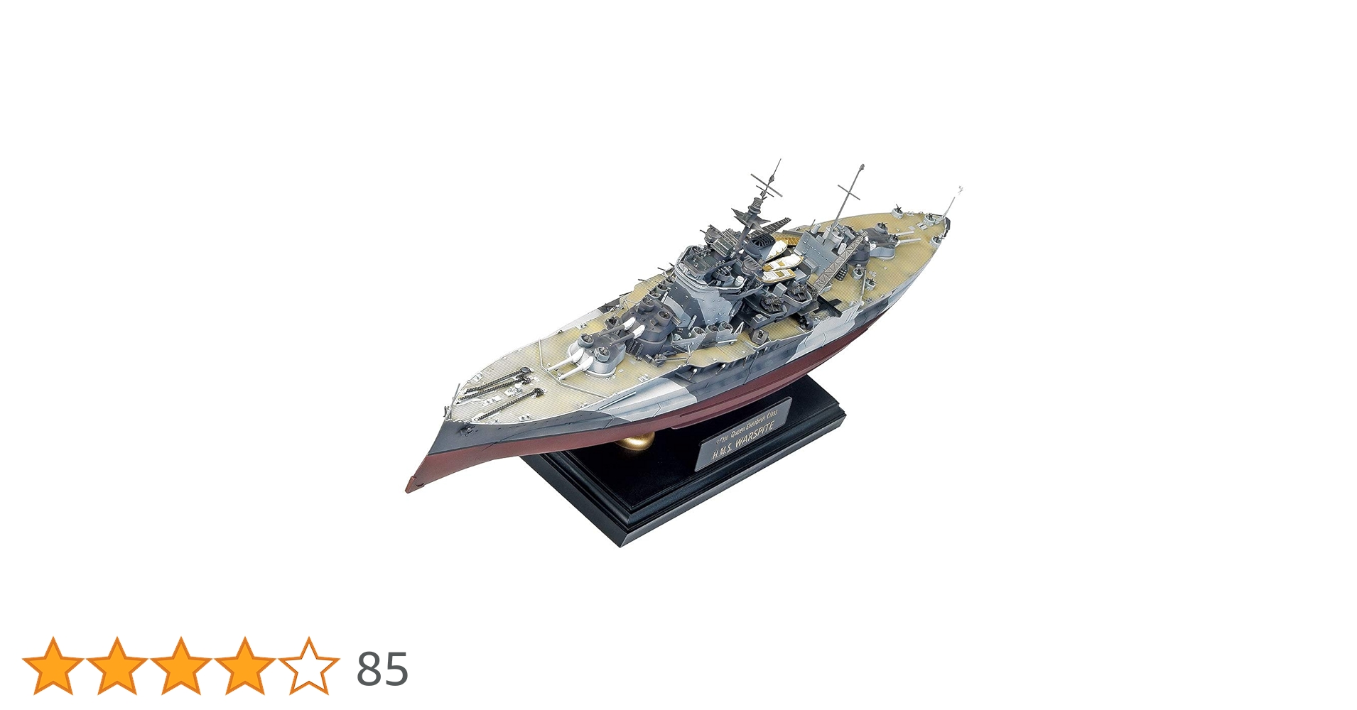 模型製作用品 1/350 HMS QUEEN ELIZABETH WW2 Battleship Building the 1/350 Battleship Queen Elizabeth for