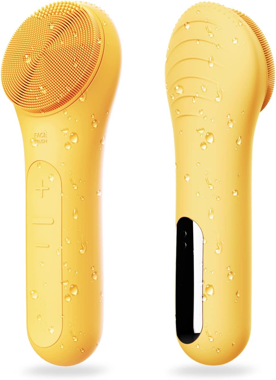 Sonic Facial Cleansing Brush, Waterproof Face Scrub Brush for Men