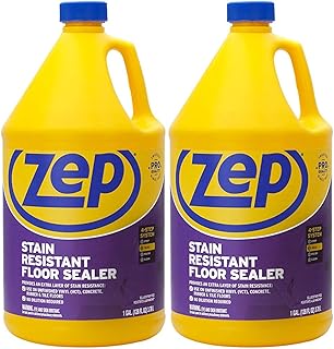 Zep Stain Resistant Floor Sealer - 1 Gallon (Case of 2) ECZUFSLR1282 - D...