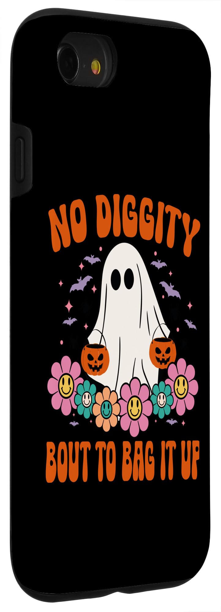 iPhone SE (2020) / 7 / 8 No Diggity Halloween Funny Saying, Toddler Ghost Costume Case - Image 3