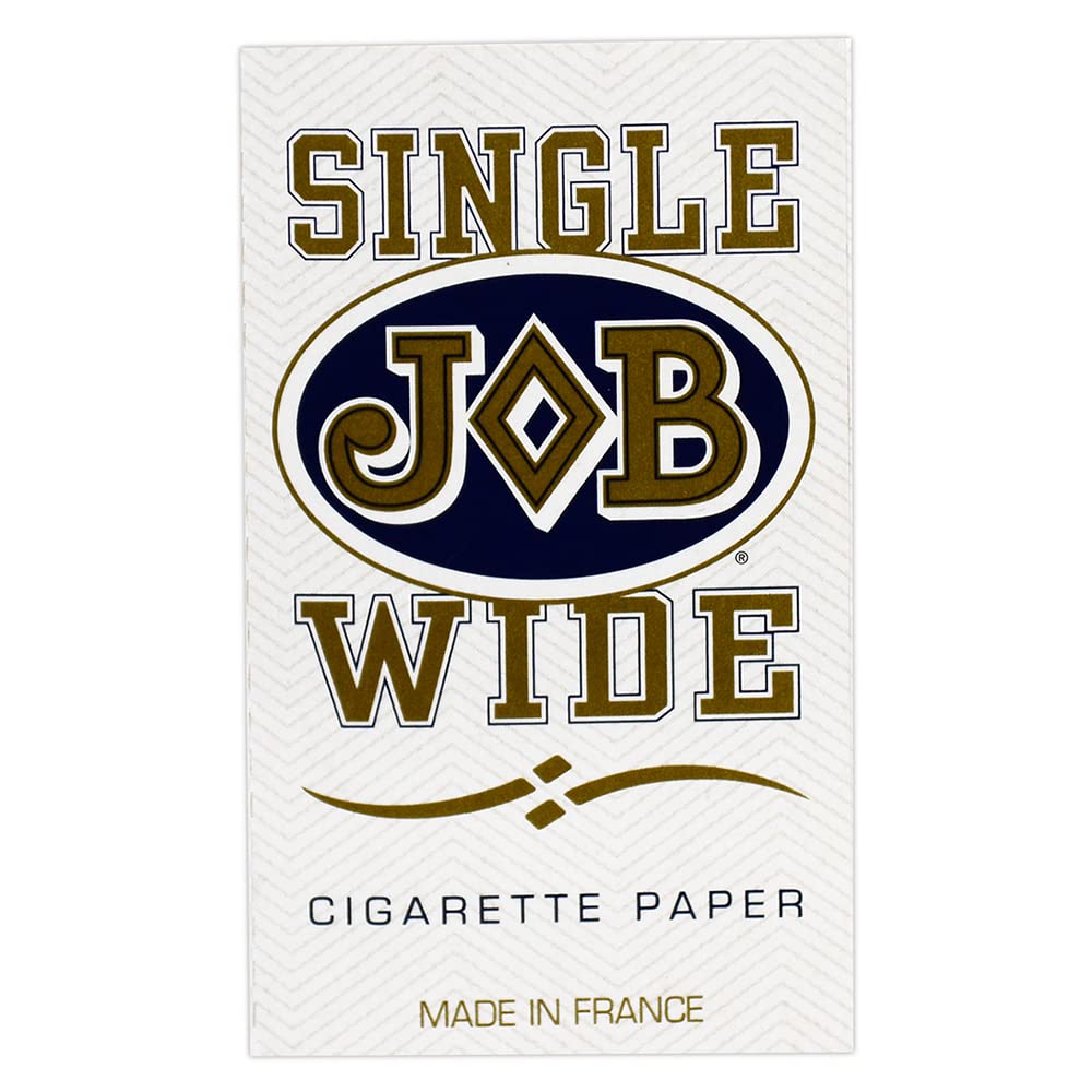 job cigarette papers Amazon.com: JOB Single Wide Cigarette Papers | 100pc Bulk Bowl | Includes JOB  Cigarette Papers and ARC Scoop Card (WHITE