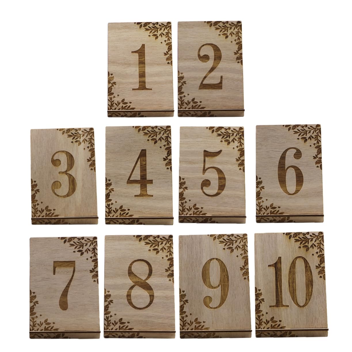 CLISPEED 10 Pezzi Segnaposto per Matrimoni e Feste per Decorazioni da Eleganti e Funzionali