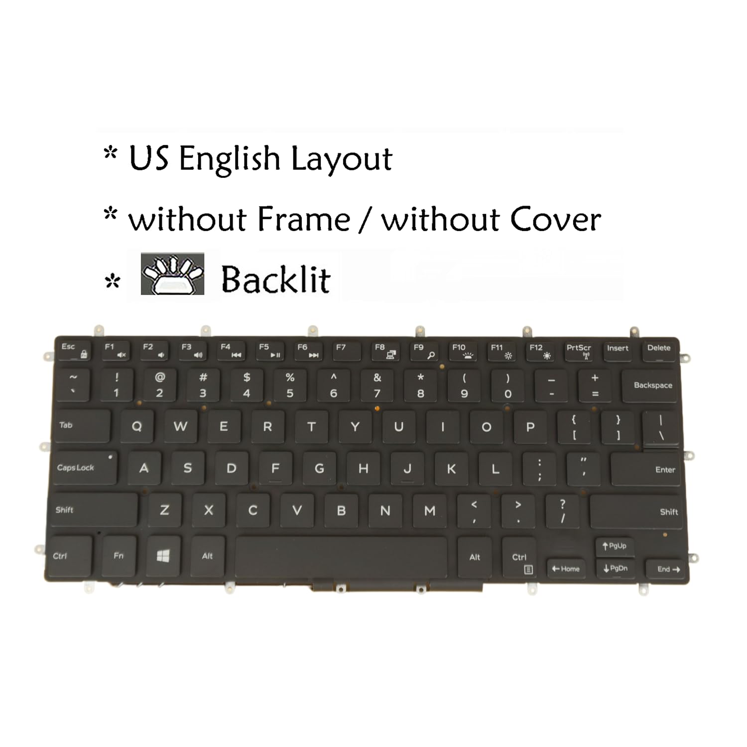 Amazon.com: Laptop Replacement Keyboard for Dell Vostro 5370 5468