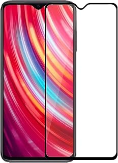 KML Crafts Villa 11D/13D HD Non Scartchable Glossy Finish Tempered Glass with Edge to Edge Coverage For Redmi Note 8 Pro (Black)